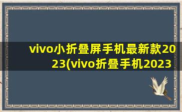 vivo小折叠屏手机最新款2023(vivo折叠手机2023新款型号)