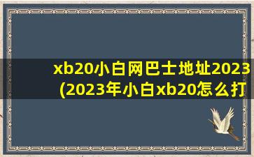 xb20小白网巴士地址2023(2023年小白xb20怎么打不开了)